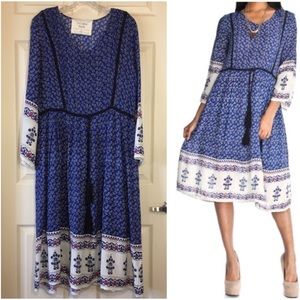 California Moon Rise | Bohemian Bell Sleeve Dress